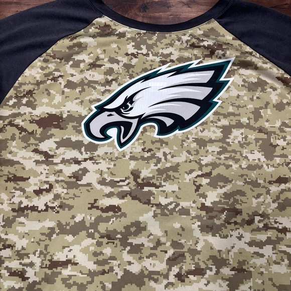 ⏰️Philadelphia Eagles Salute to Service T-Shirt XXL Mens Nike - Picture 2 of 12